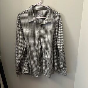 Falls Creek Black and White Gingham Men's Shirt